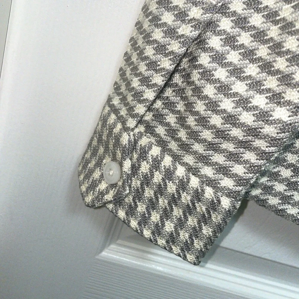 NWT REISS Naqua Dogtooth Twill Overshirt - Picture 9 of 12